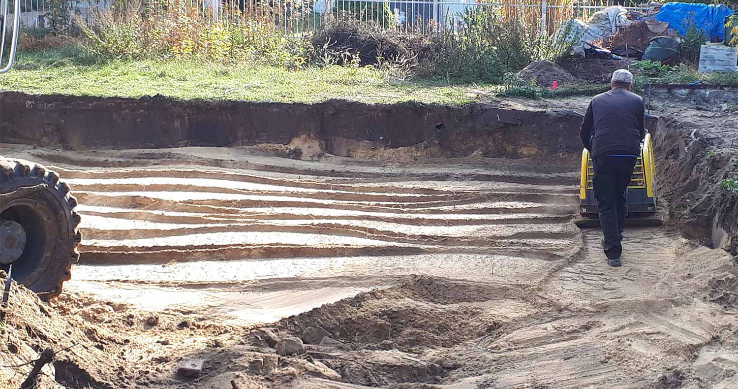 Erdarbeiten und Bodenplatte Der Hausbau beginnt Bautagebuch Blog